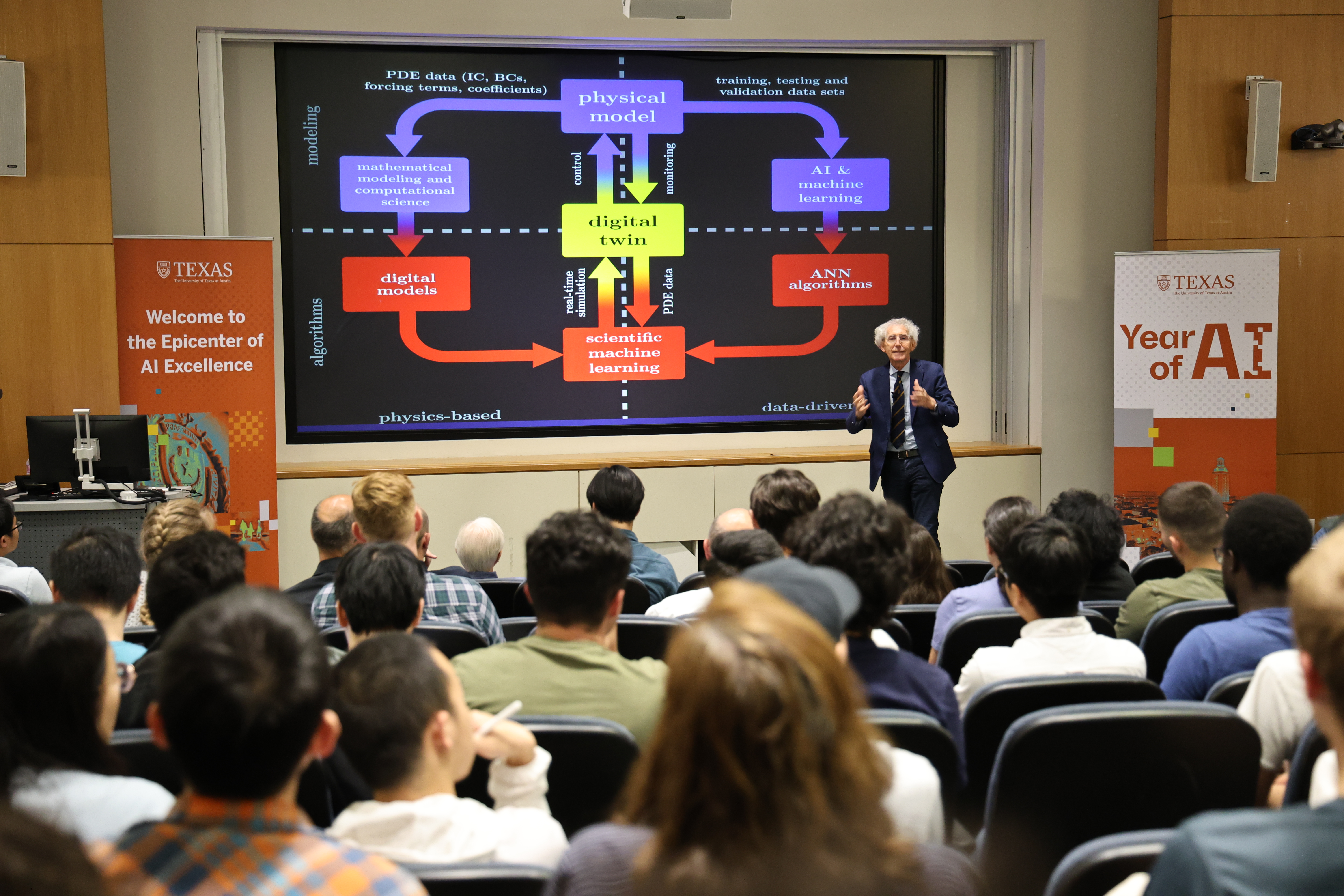 Alfio Quarteroni Welcomed as Year of AI Distinguished Lecturer